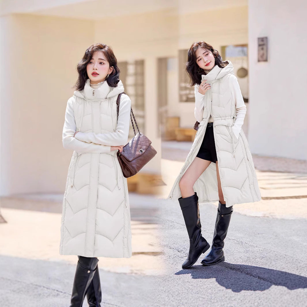 Fashion Good Quality Hooded Vest Jacket