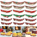 36 Christmas Paper Food Trays - The Premium