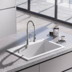 Single-Handle Pull-Down Sprayer Kitchen Faucet In Chrome,Non-EBAY Certified Warehouse,Non-EBAY Certified Warehouse