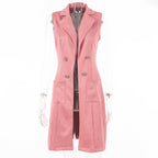 Fashionable Suede Slim-fit Retro Elegant Vest For Women