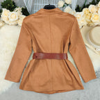 Women's Fashion Temperament Deerskin Velvet Small Suit Jacket