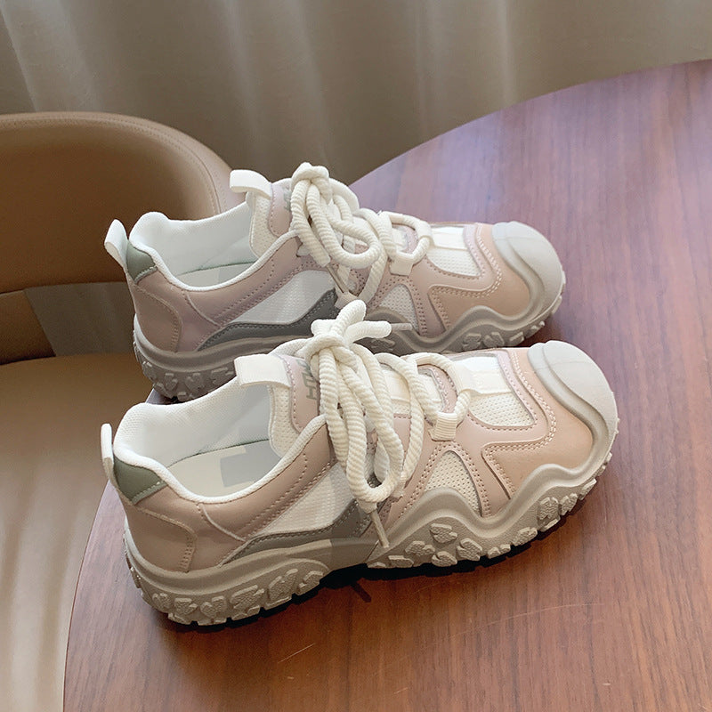 New Summer Hit Small Niche Board Shoes Sneakers Mesh Breathable