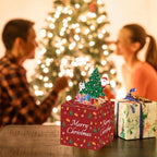 Christmas Money Box For Cash Gift Pull Surprise Money Gift Boxes For Cash With Pull Out Surprise Merry Christmas Box Holder Unique DIY Roll Ideas Cash Holder For Xmas Parties Favors Birthday Lovers - The Premium