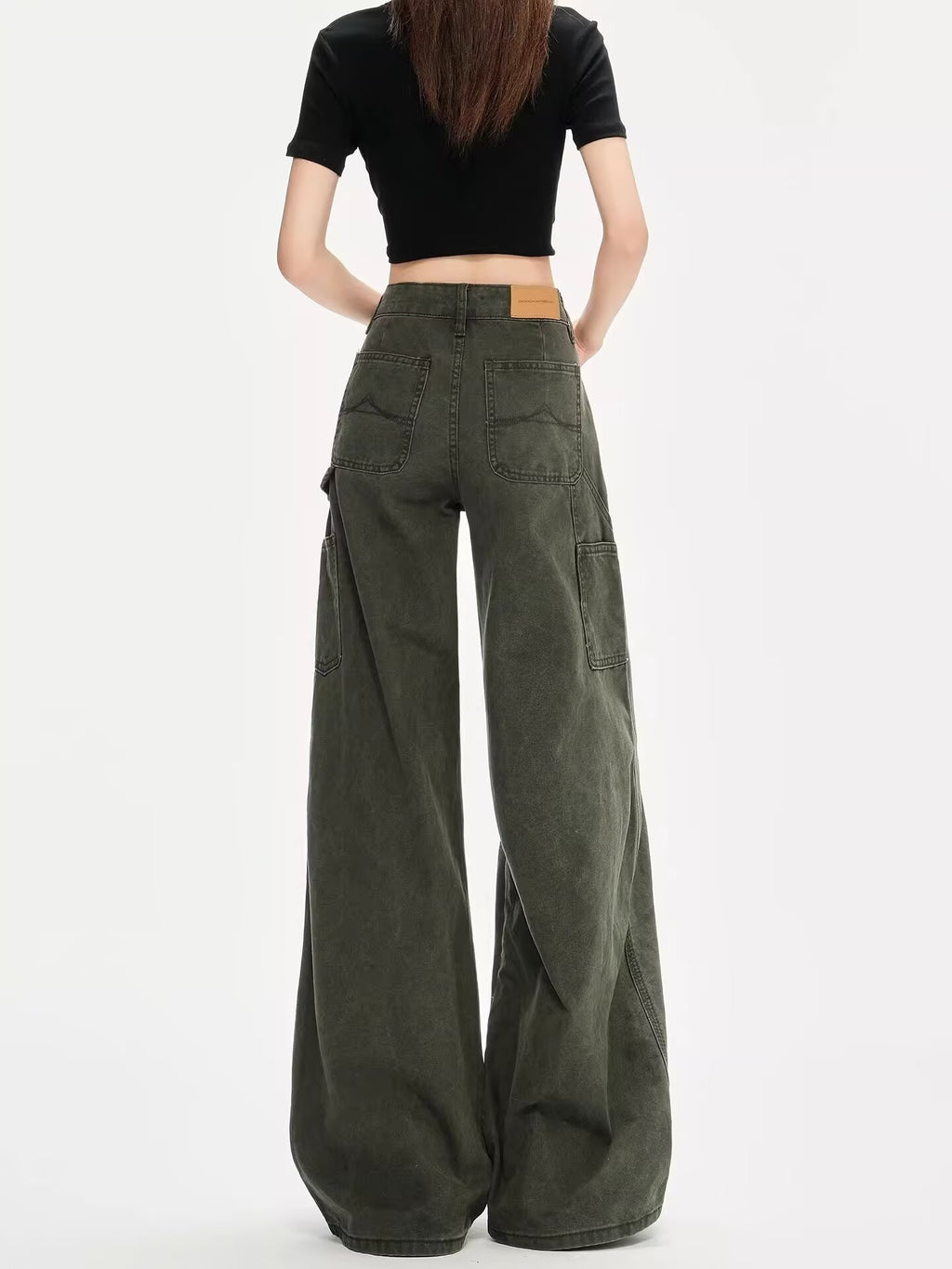 Women's Summer New Design Loose Straight-leg Flared Casual Overalls