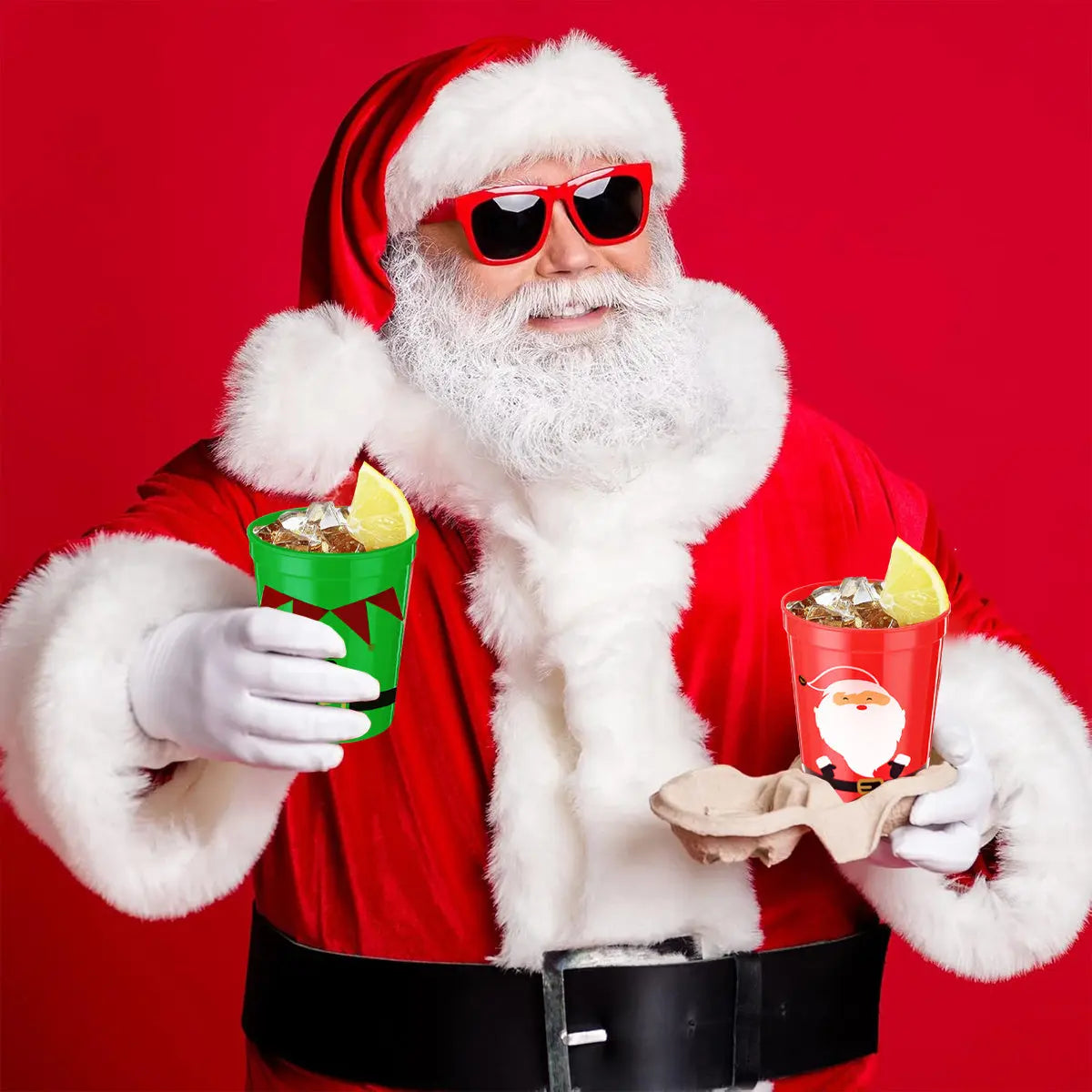 12 Pcs Christmas Drink Cups - The Premium