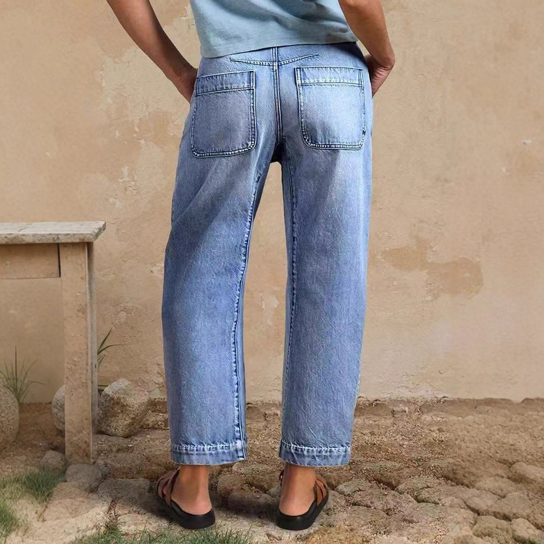 Casual Fashion Loose Jeans Trousers