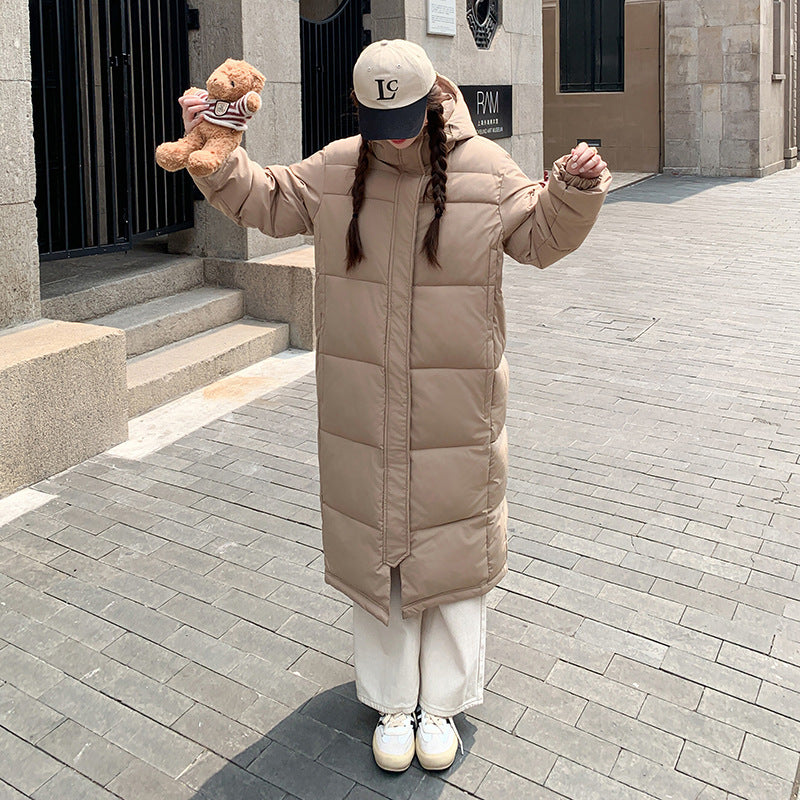 Women's Mid-length Over-the-knee Cotton Coat