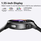Fashion Smart Watch For Men Women Healthy Mornitoring Ips Screen Fitness Tracker With Bluetooth Call IP67 Waterproof Heart Rate Sleep SpO2 Monitor Pedometer Multiple Sports For Android IOS