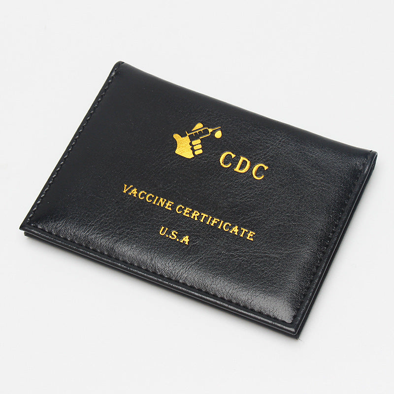 CDC Vaccination Protective Sleeve Card Holder
