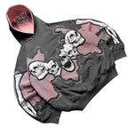 Women's Printed Hooded Long Sleeve Street Fashion Sweatshirt