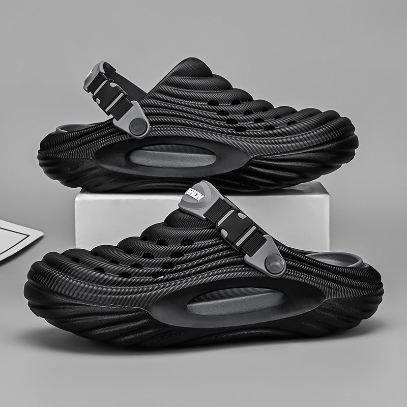 Men's Simple And Stylish Casual Platform Slippers