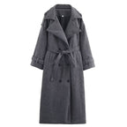Women's Double-breasted Wool Coat