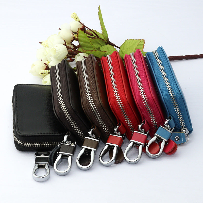 Large capacity zipper key case