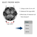 Smartwatch Accessories,Silicone Watch Bands, Slim Watch Straps With Quick Release, 22mm