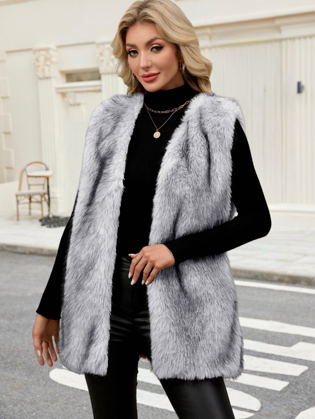 High-end Warm And Fashionable Fleece Vest