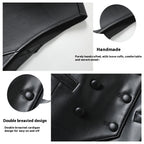 Leather Coat Western Style Double Breasted Vest Short Slim Fit Slimming