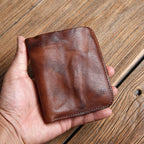 Men's Short Retro Business Simplicity Niche Vertical Wallet
