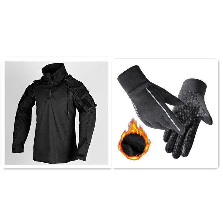 Spring And Autumn Long-sleeved Detachable Hat Long-sleeved Frog Clothing