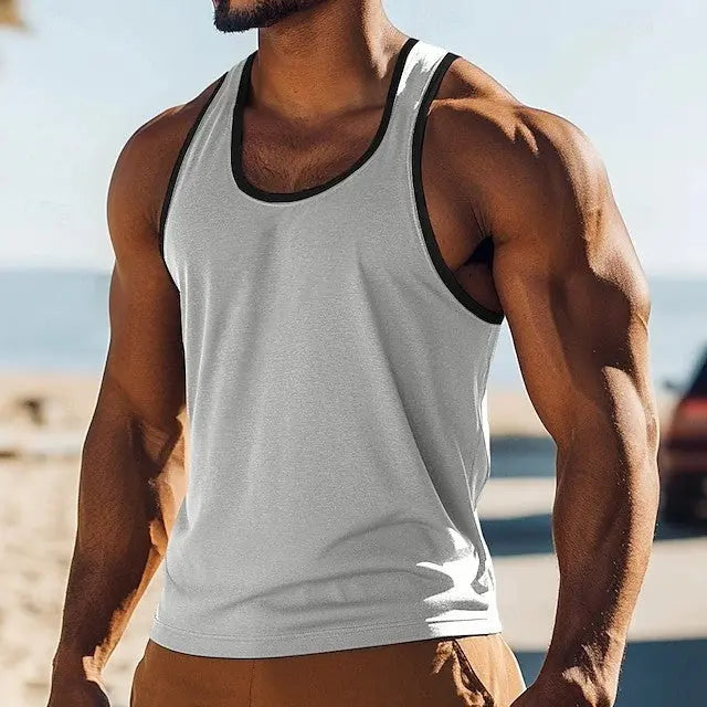 New American Style Slim Fit Casual Sports Men's Summer Vest - The Premium