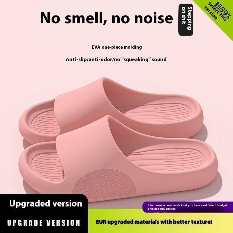 Men's Summer Slip-on Thick-soled Slippers For Outer Wear