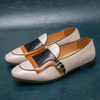 Personality Trendy Men's One Pedal Loafer Leather Shoes