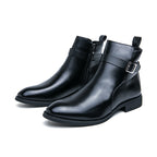 High-top British Fall Winter Men Western Boots Men