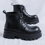 Black Working Wear Motorcycle Boots