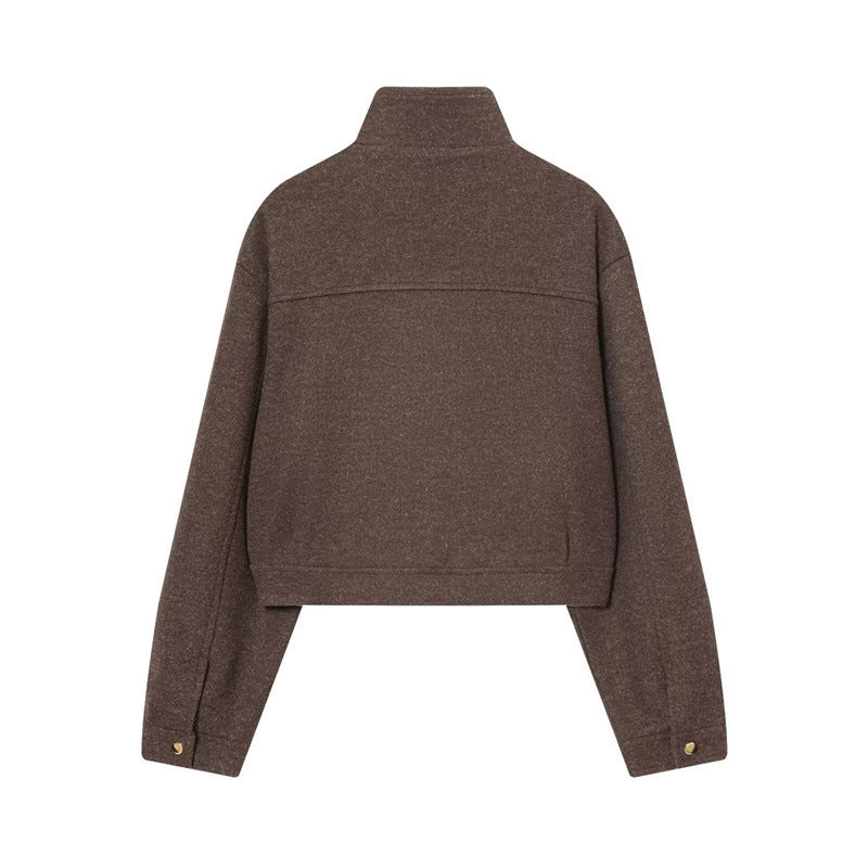 Women's Casual Loose Design Long Sleeve Jacket