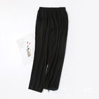 Loose Large Size Pants With Pockets Home Pants, Breathable