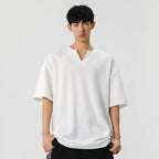 American V-neck Short Sleeve Men's Casual Versatile - The Premium