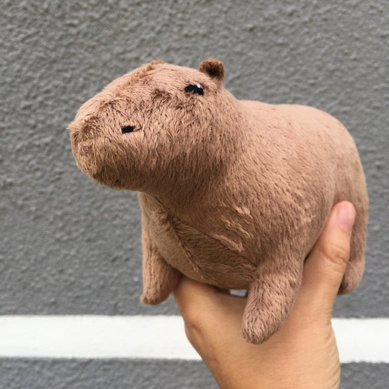 Simulation Capybara Plush Toy Capybara Cute Small Animal Doll Children Gift Decoration