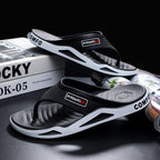 Men's Wear-resistant Casual Outdoor Wear Slippers For Summer Soft Back Thick Back Fashion Flip-flop