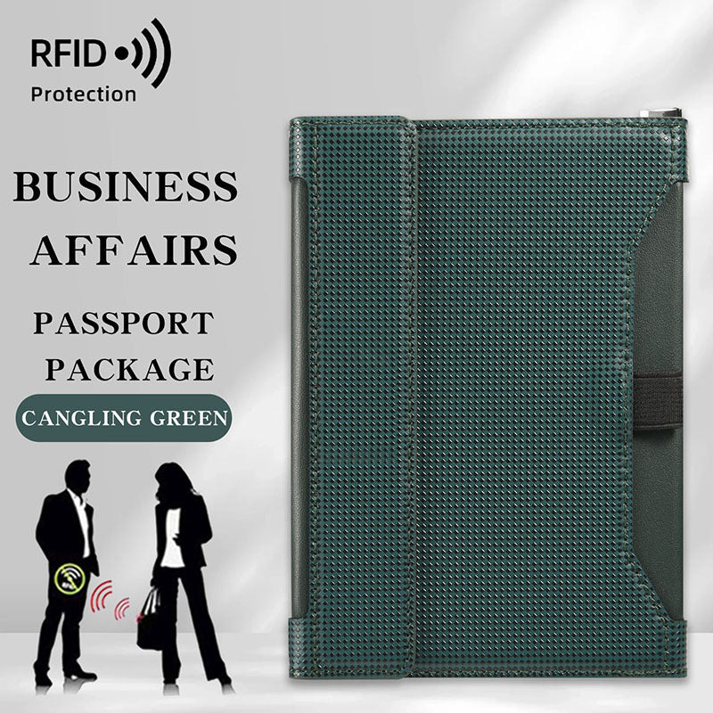 Anti-theft Swiping Stylish And Versatile Large Capacity Passport Case