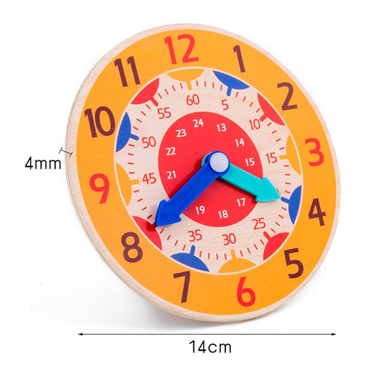 Children Montessori Wooden Clock Toy