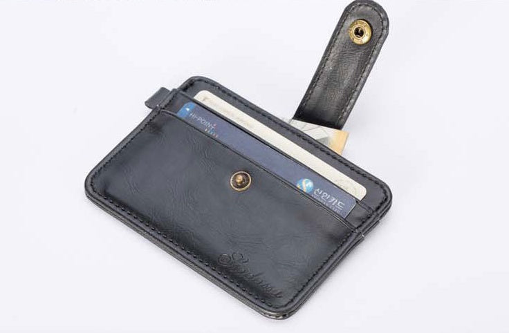 Pu leisure card package light portable with clutch bag wallet card package