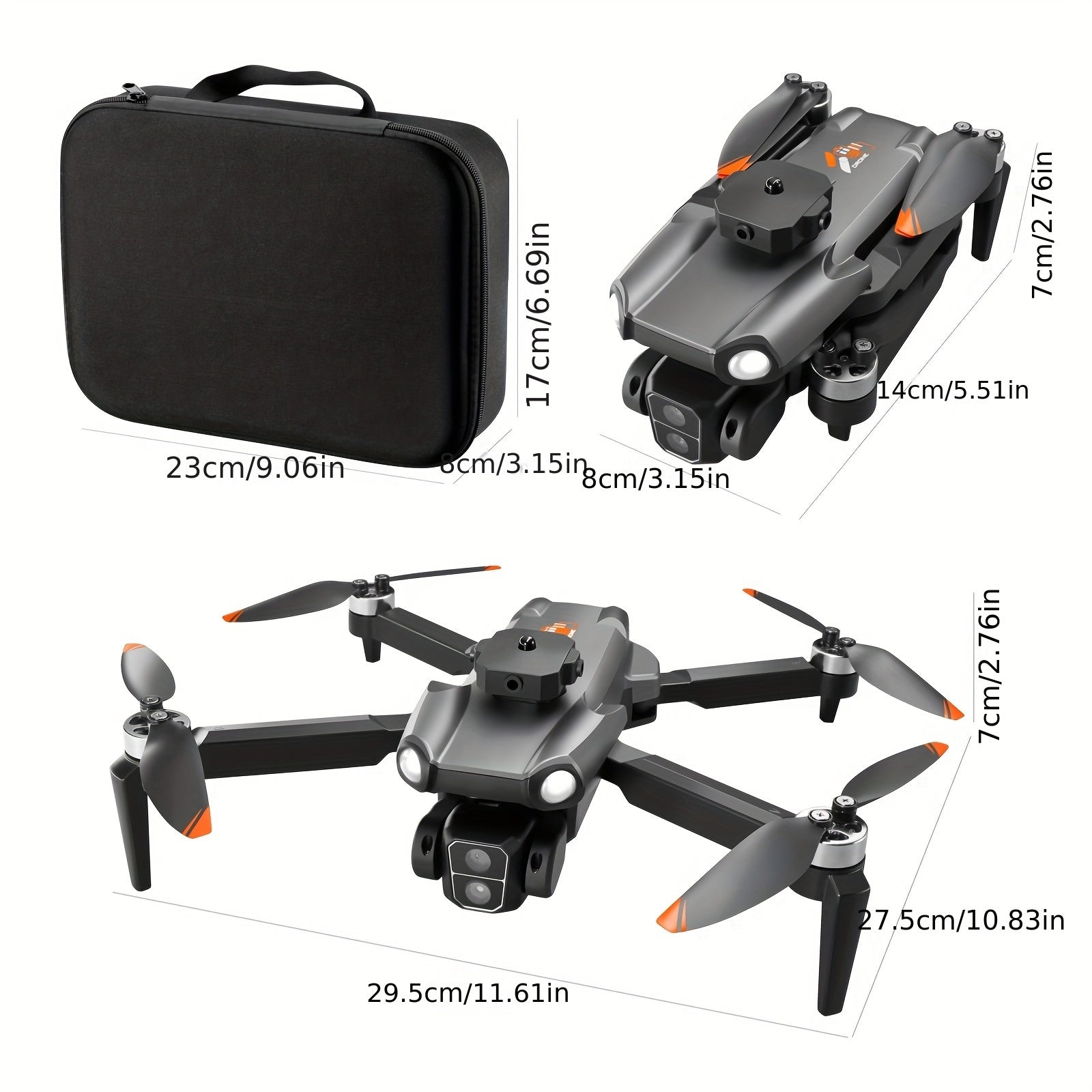 S119 Beginner Trajectory Flight Drone 480p Camera Quadcopter Optical Flow Positioning Four-Sided Obstacle Avoidance UAV