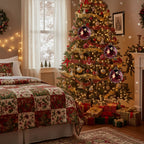 4PCS Set Christmas Glass Ball Ornaments Hanging Tree Decorations Shiny Holiday Party Decor Xmas Tree Decorations FBA Shipment - The Premium