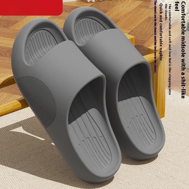 Men's Summer Slip-on Thick-soled Slippers For Outer Wear