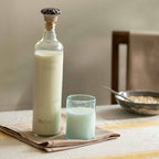 Transparent Glass Water Bottle With Stopper