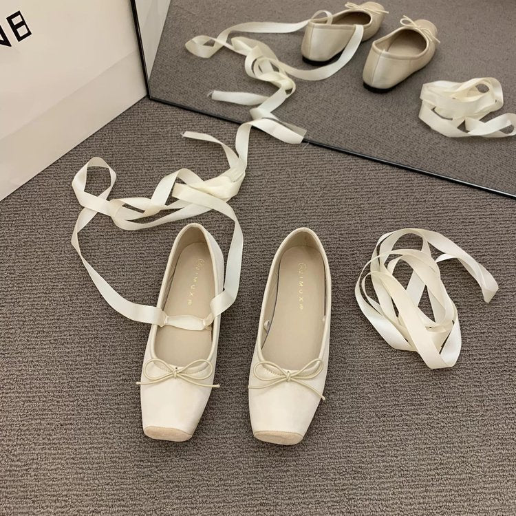 French Style Chunky Heel Mary Jane Gentle French Style Women's Shoes