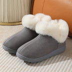 New Bag Heel Winter Home Indoor Platform Warm Couples Cotton Shoes