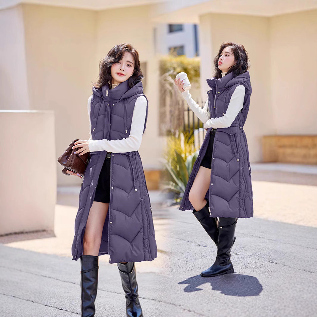 Fashion Good Quality Hooded Vest Jacket