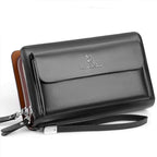 Pure Color Kangaroo Men's Business Casual Clutch