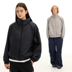 Lightweight Fleece Windproof Warm Stitching Loose Thick Cotton-padded Jacket