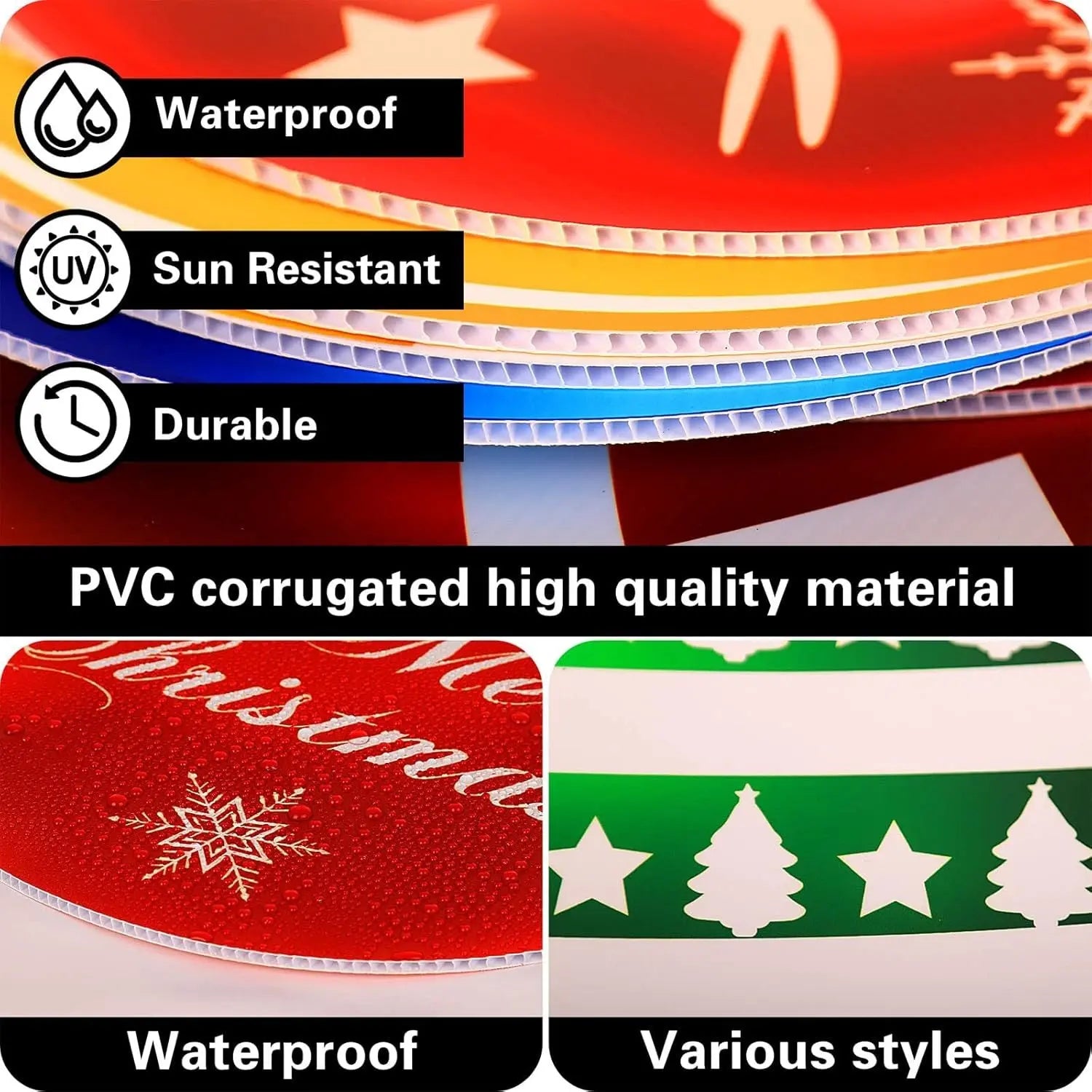 9Pcs Christmas Yard Signs With Stakes And Cords Christmas Balls Yard Signs Decorations For Outdoor Yard Porch Tree Lawn Decorations Xmas Party Decor Clearance - The Premium