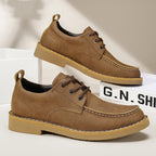 Autumn New Casual Leather Shoes Men's Casual Daily