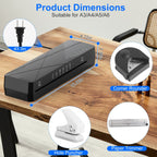 1Pc 13Inch Laminator Machine Hot And Cold Mode A4 Personal Thermal Laminator With ABS Function 60S Warm Up Time 30Mins Auto Off For Home Office School Business