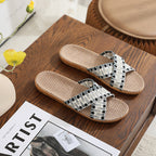 Couple Non-slip Cotton Linen Eva Soft Bottom Fashion Japan And South Korea Sandals