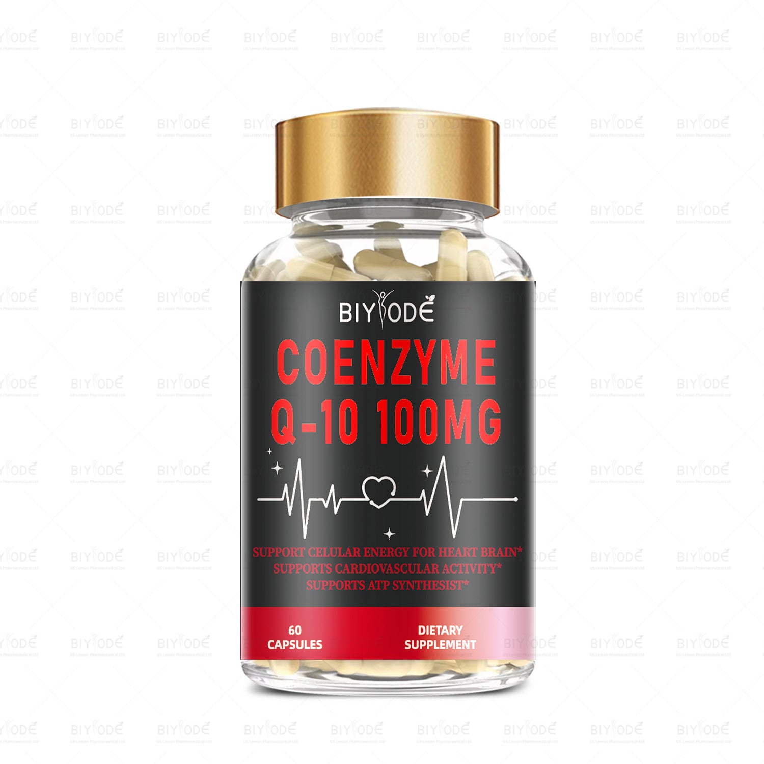 OEM Custom Coenzyme Coq10 Supplement For Blood And Heart Health Coq 10 Capsules