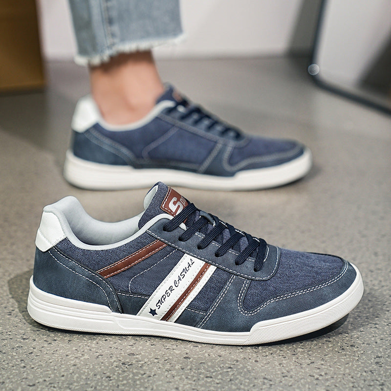 Autumn New Men's Shoes Breathable Denim Sports